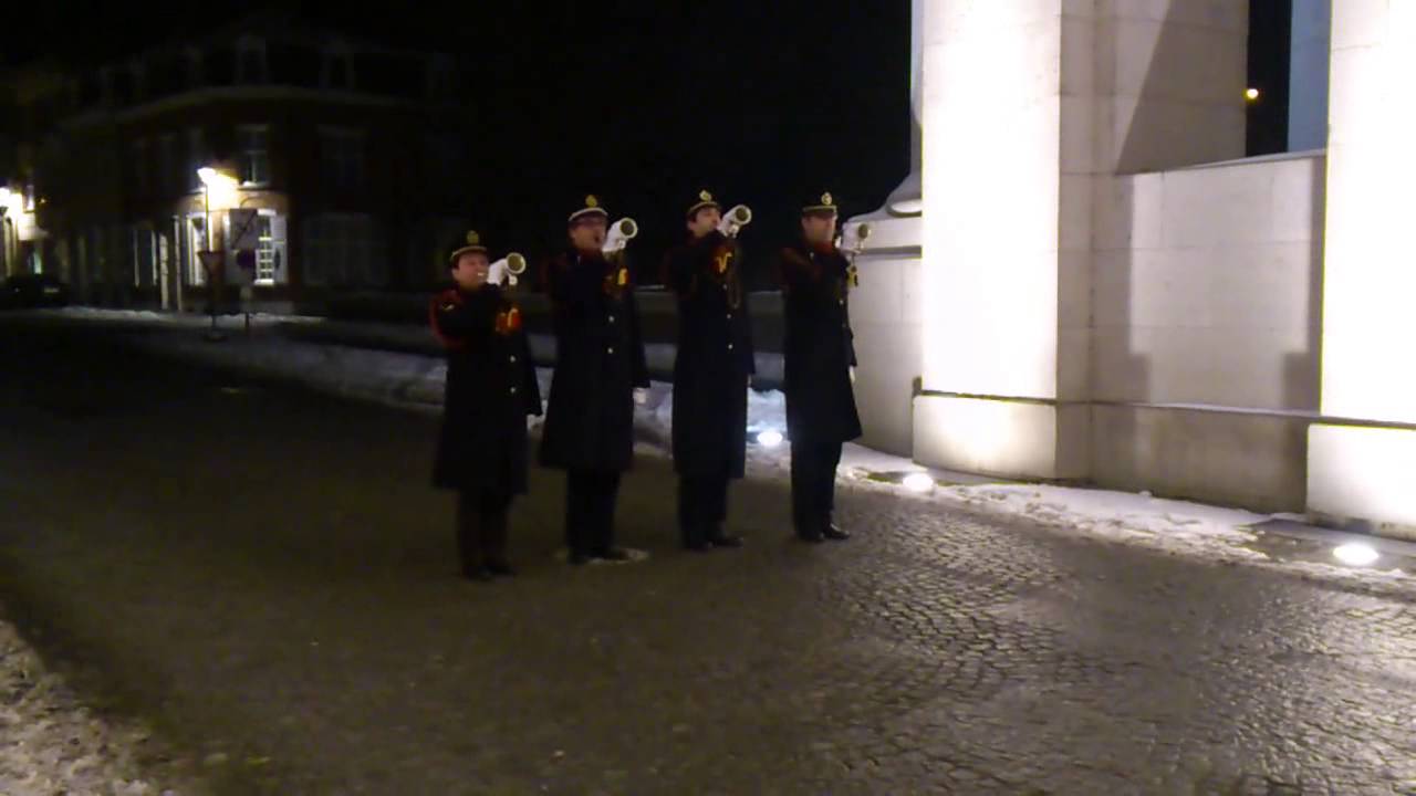 Last Post, Menin Gate Ypres, 22 January 2013