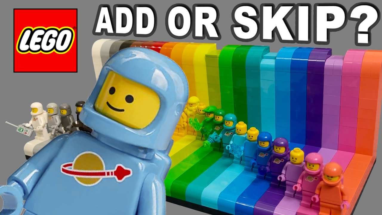 Обновление модели LEGO Classic Spaceman MOC – Стоит ли использовать эти цвета?