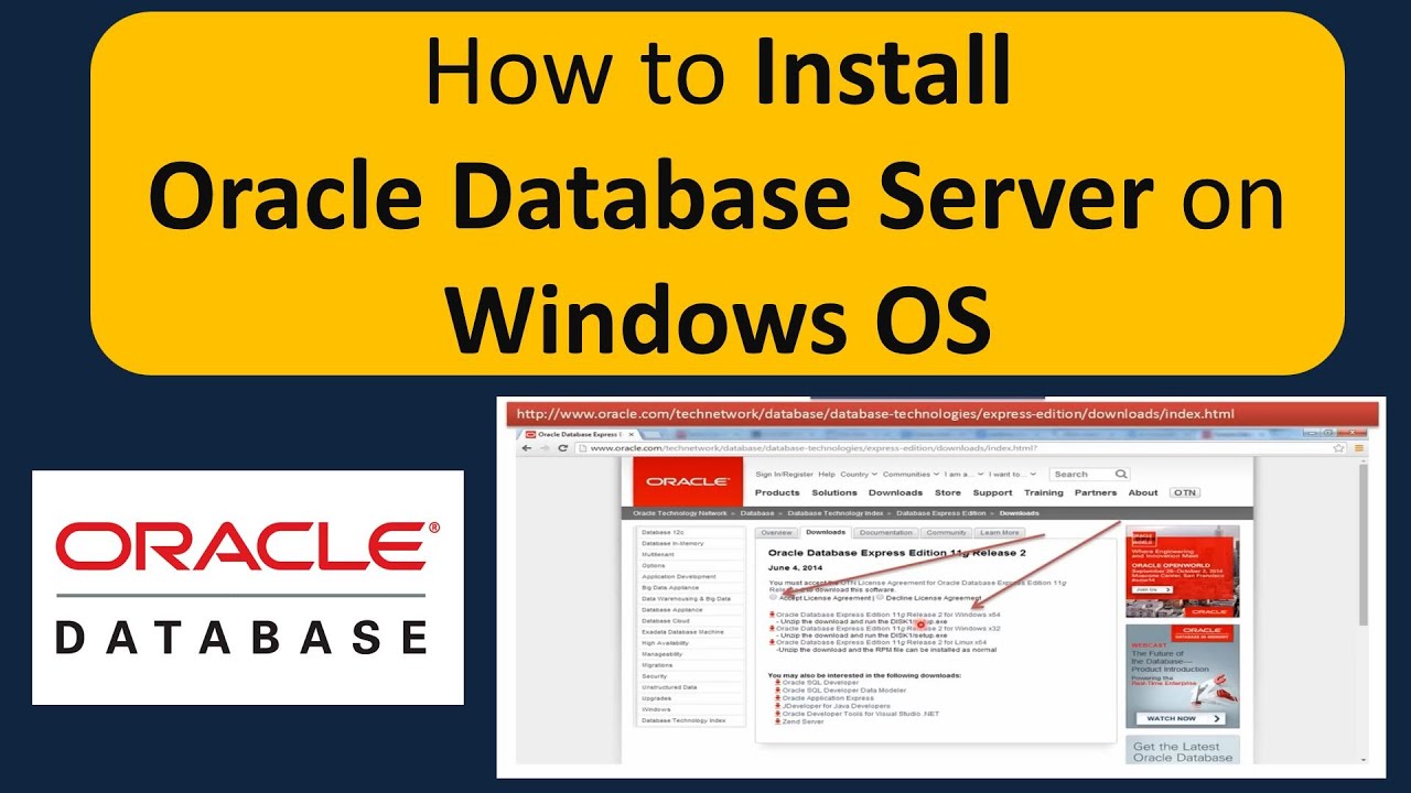 How to Install Oracle Database Server on Windows | Oracle Database Server Installation