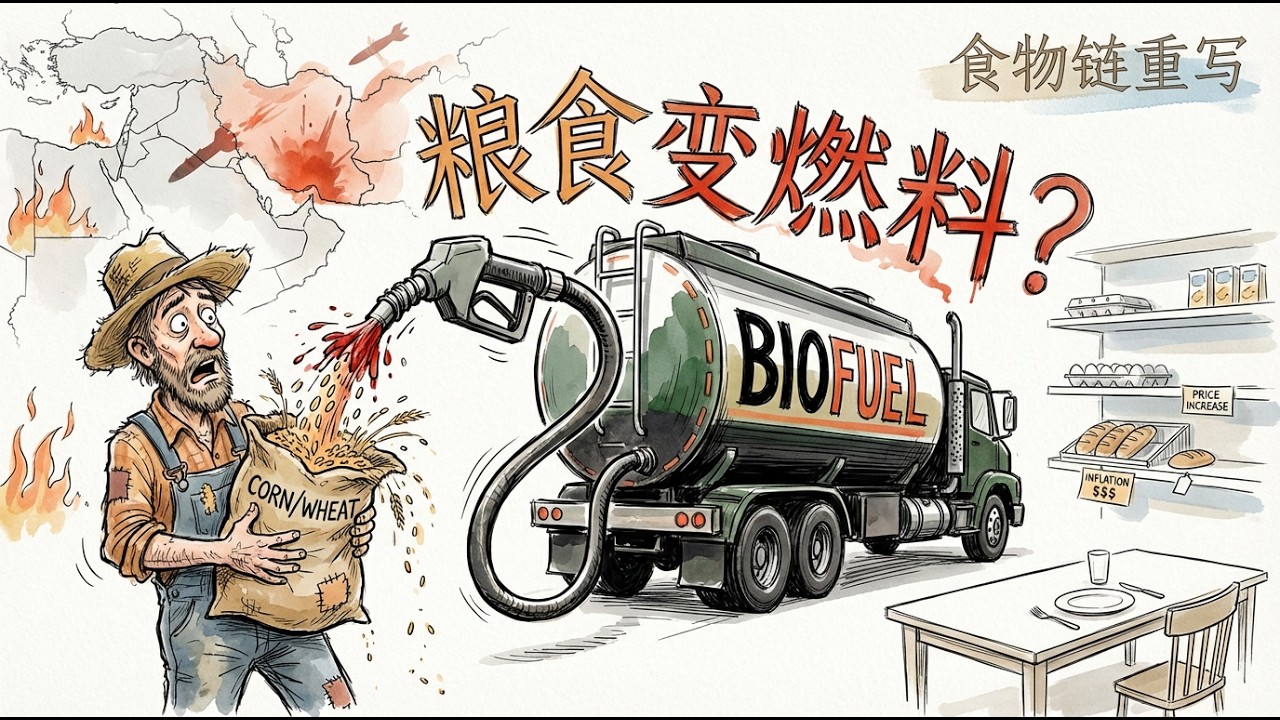 美國農民賣糧食給燃料公司？伊朗戰爭正在重寫全球食物鏈