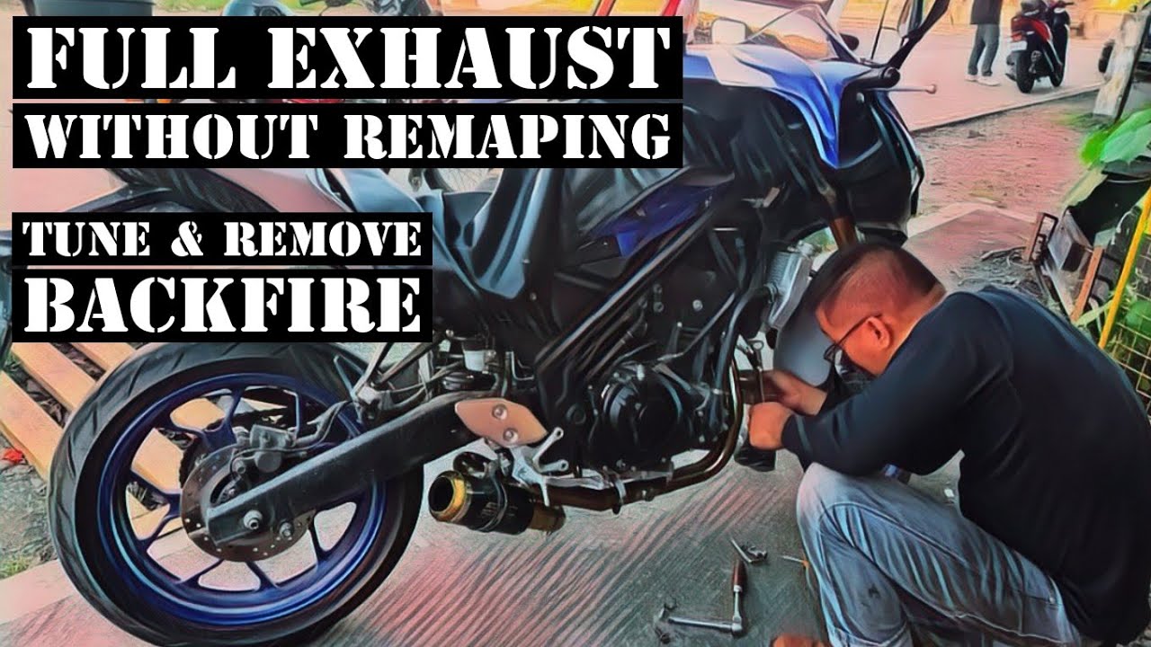 YAHAMA R3 FULL EXHAUST HACK NO REMAP NEEDED