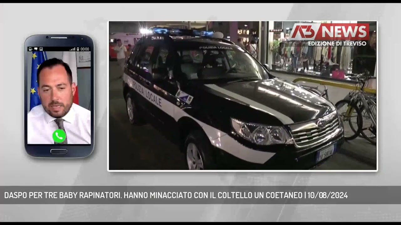 DASPO PER TRE BABY RAPINATORI. HANNO MINACCIATO CON IL COLTELLO UN COETANEO | 10/08/2024