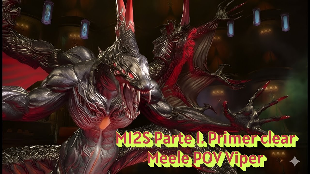 FFXIV Heavweight 4 M12S Clear Meele POV. Intro Ninja. Viper POV. VPR POV. The Lindwurm