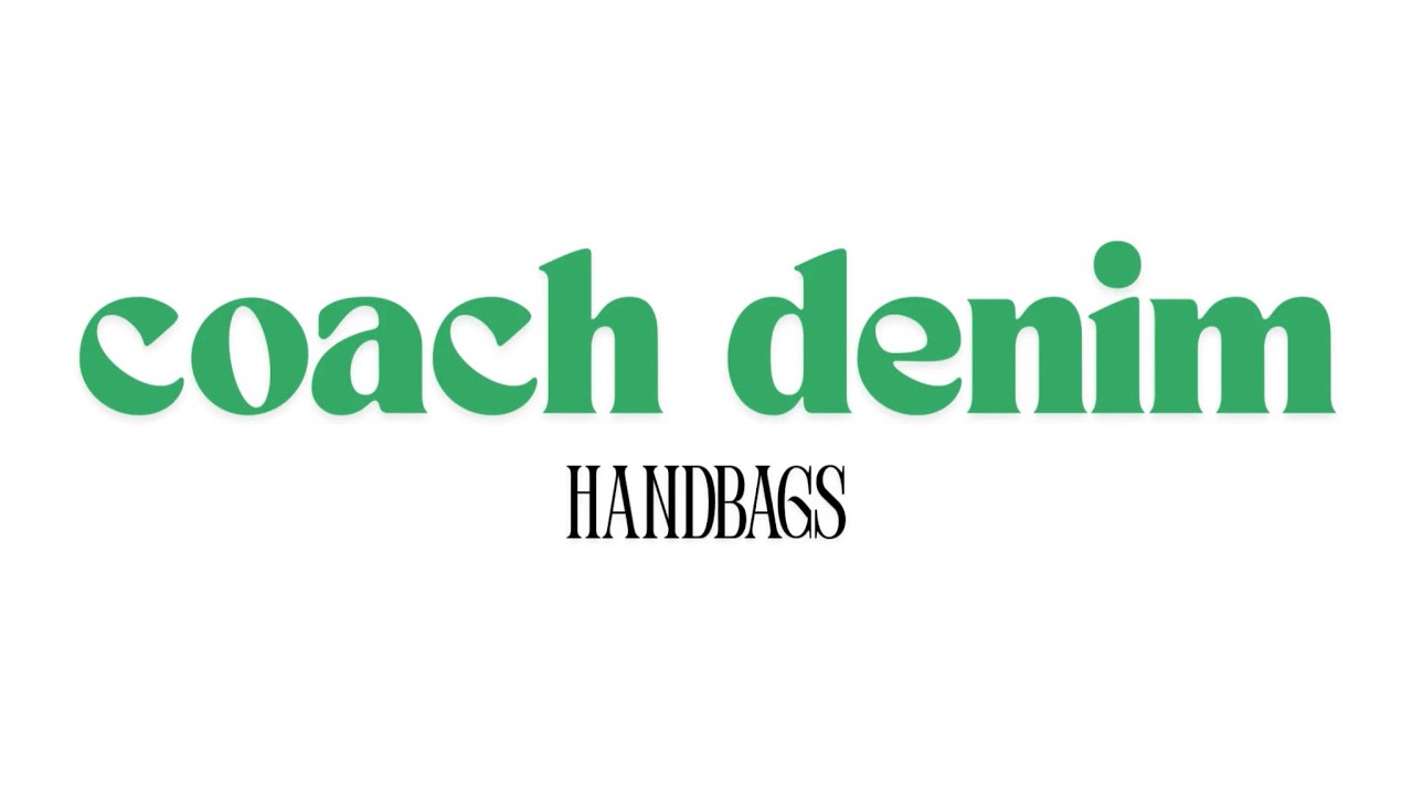 Coach Denim Tabby Handbags 
