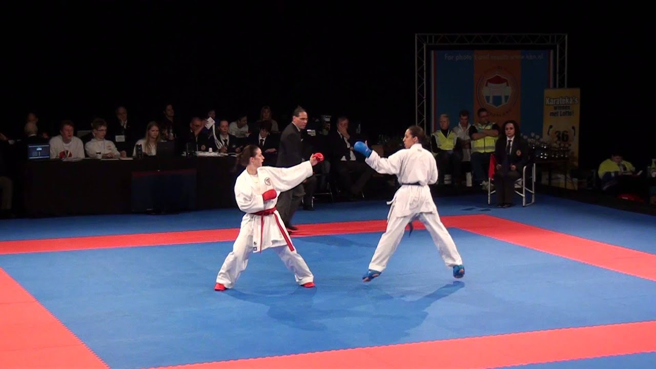 Karate1 PL, Dordrecht 2013 - PLANK vs. RASHED - Kumite fem. -50