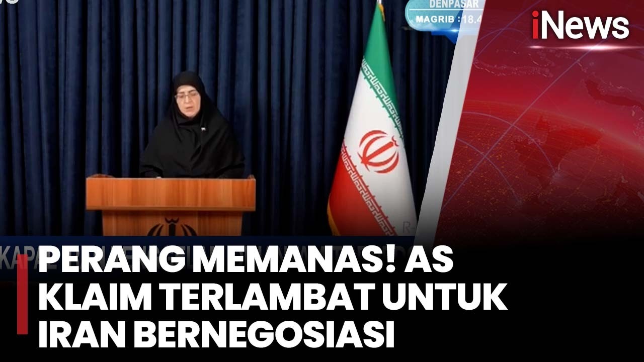 Perang Memanas! AS Klaim Terlambat untuk Iran Bernegosiasi | iNews Sore 6/3
