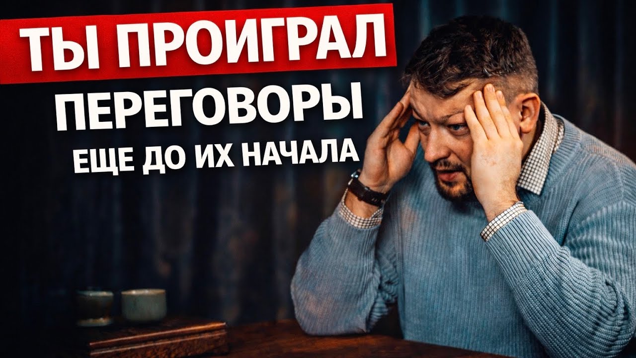 Как не проиграть переговоры из-за стресса еще до их начала. Сергей Толкачев и Игорь Барков
