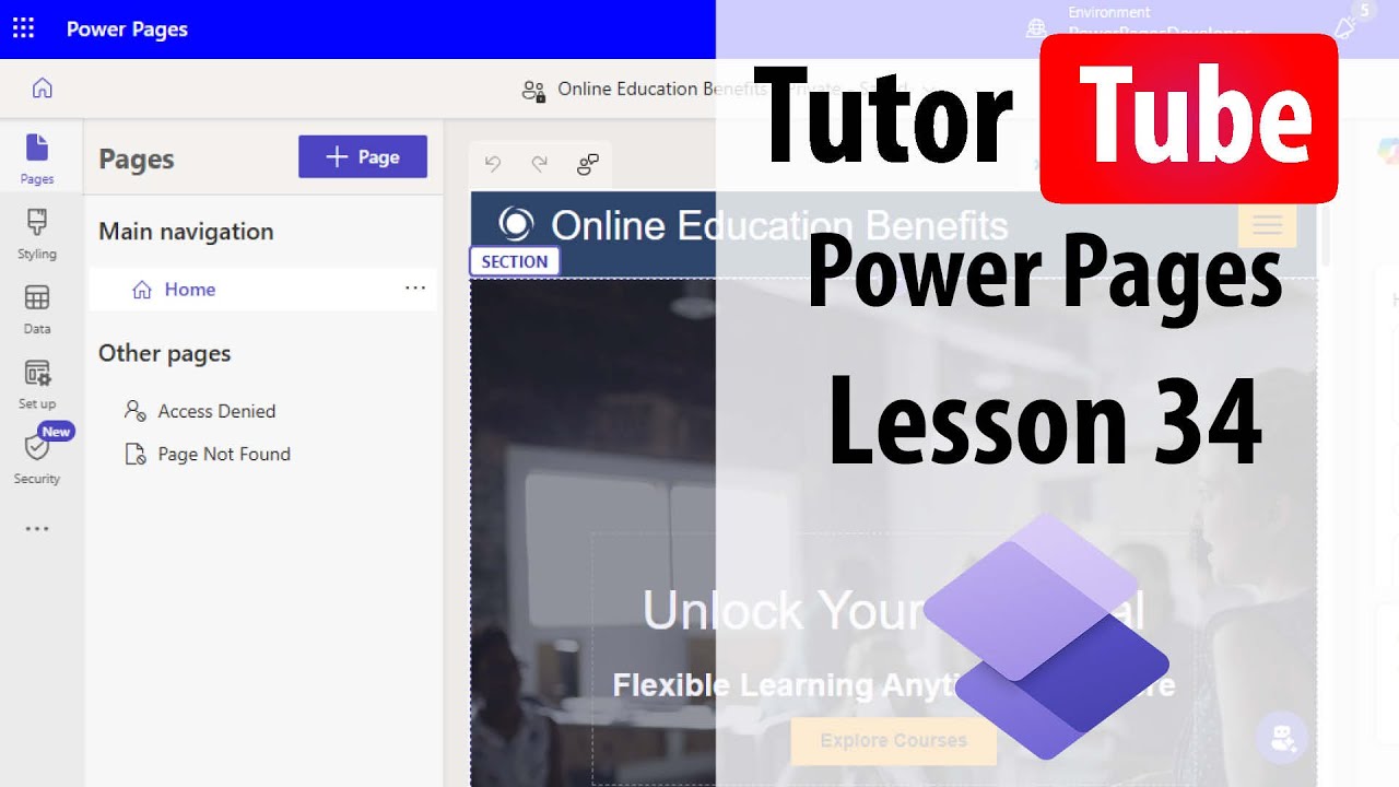 Microsoft Power Pages &mdash; Урок 34 &mdash; Сведения о сайте