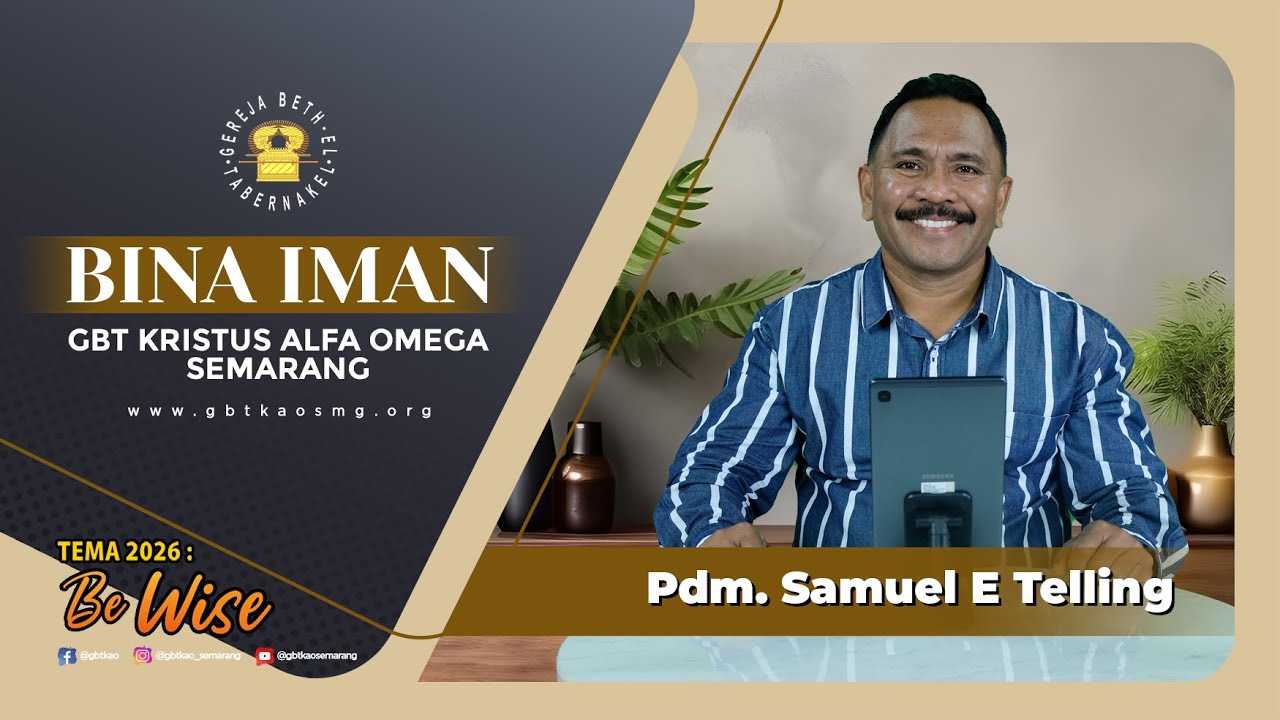 Bina Iman : Allah Peduli - Pdm. Samuel E Telling
