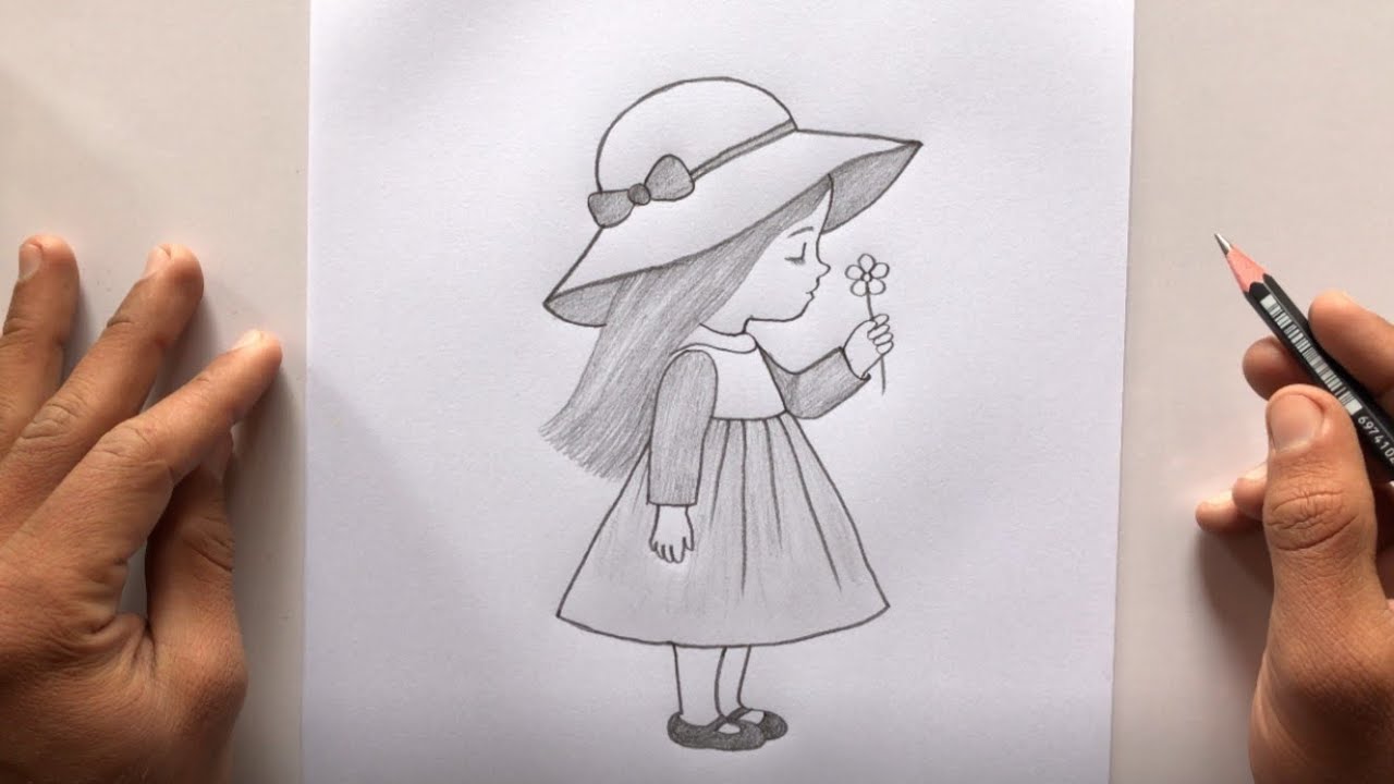 Adorable Girl Creates Beautiful Flower Artwork ❤️❤️ 
