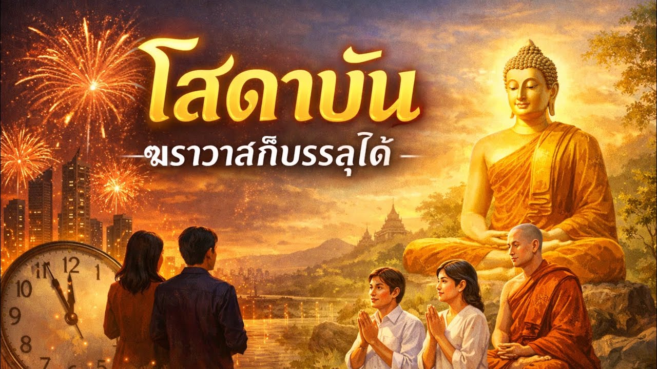 ปีใหม่… เริ่มต้นชีวิตใหม่ด้วยโสตาปัตติยังคะ