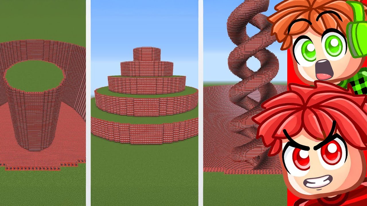 TOP 10 Minecraft TNT EXPERIMENTŮ...