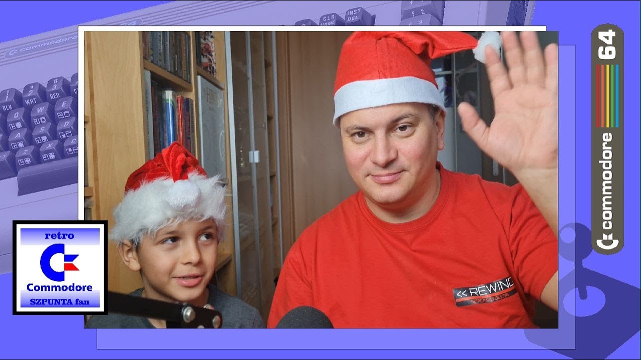 📀 ROZDAJEMY PREZENTY NA ŚW. MIKOŁAJA W GRZE FATHER CHRISTMAS NA COMMODORE 64