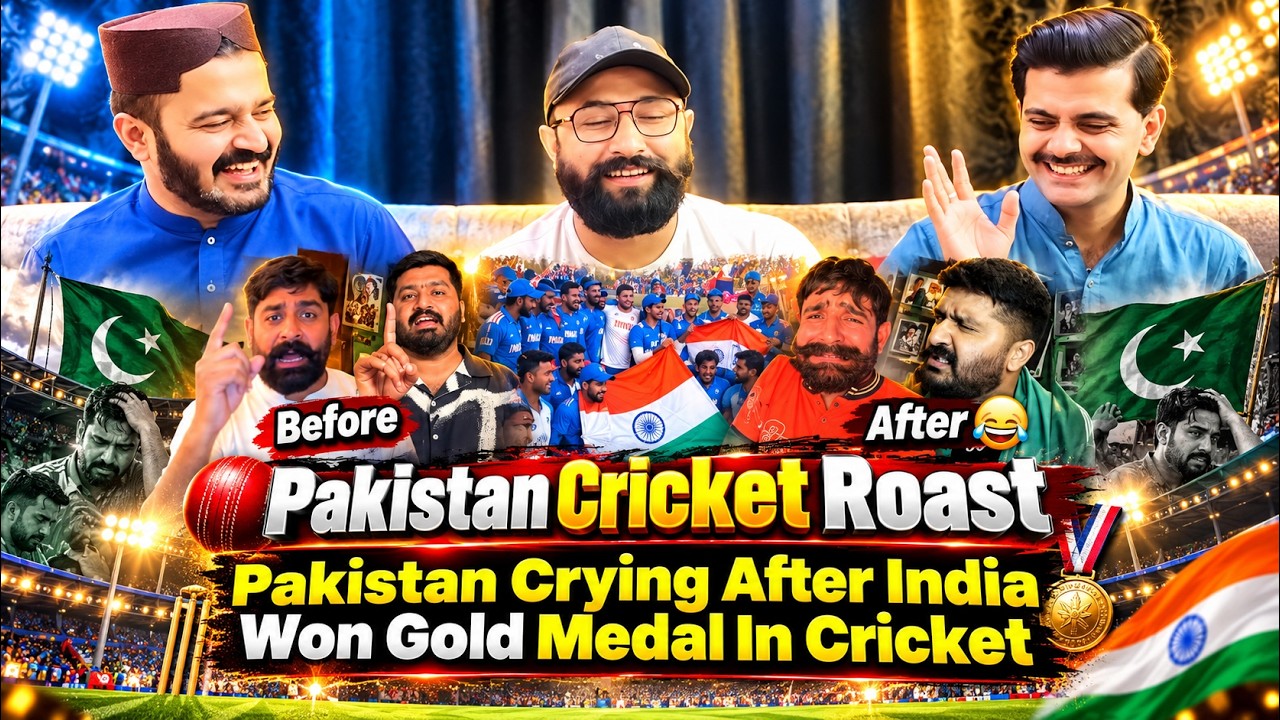Pakistan Crying After India Won Gold Medal Roast | Pakistan Cricket Roast @DesiVeerReaction2.0