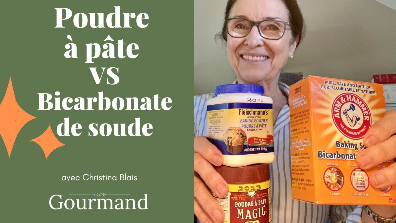 POUDRE À PÂTE vs BICARBONATE DE SOUDE