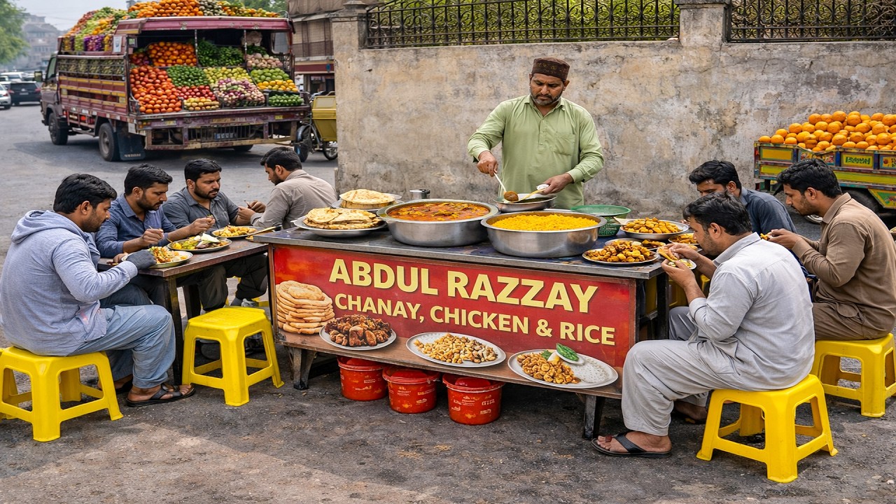 Ancient Street Food 😍 | Lahore&rsquo;s Most Underrated Chaney Rice | Traditional Pakistani Recipe