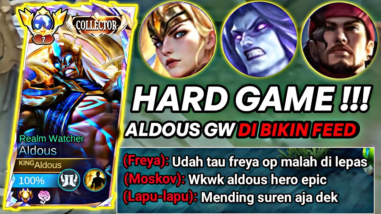 KETEMU MUSUH PRO ALDOUS GW DIBIKIN NGGA BERGUNA -MLBB