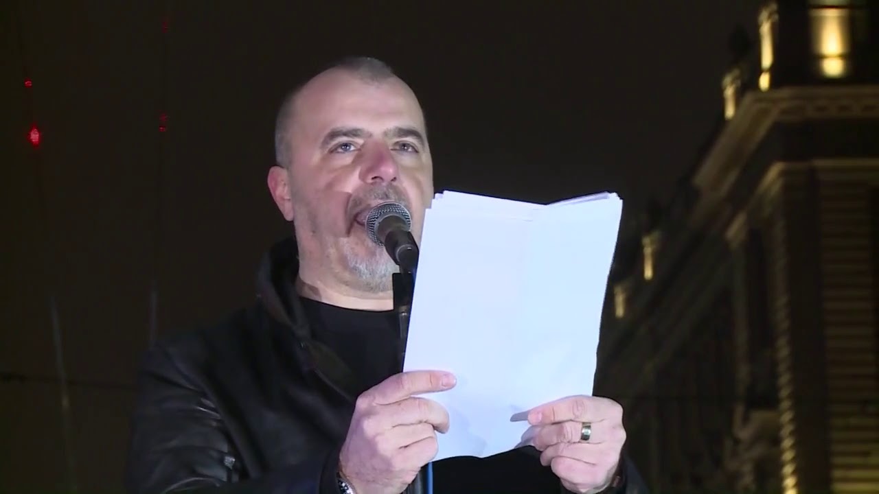 Prvorodjeni je nedavno rekao - Nikola Kojo govor protest Beograd