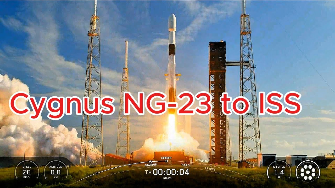 SpaceX Launch of Cygnus NG-23 to ISS - 14Sept2025 🚀