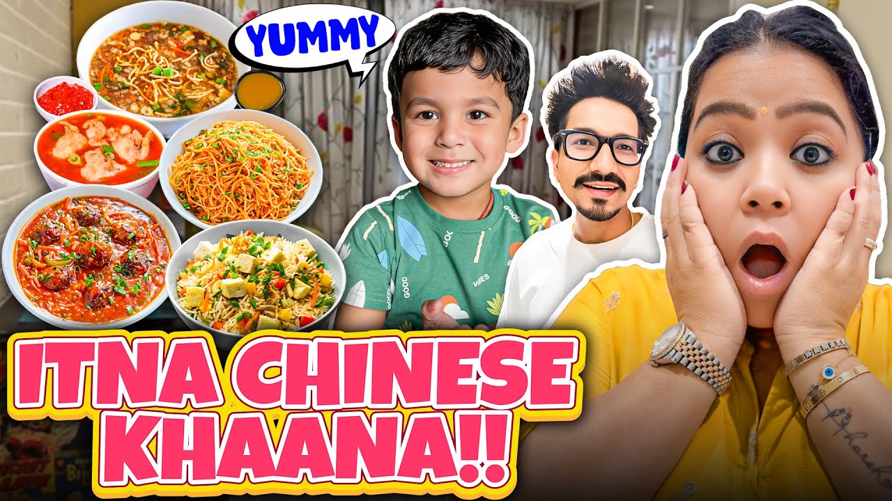 Bohot Saara Chinese Khana Mangwaya Harsh Ne 🍜  | Bharti Singh | Harssh Limbachiyaa | Golla