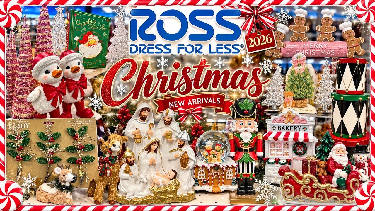РОЖДЕСТВО В ROSS 2026 🎄 НОВИНКИ УЖЕ ЗДЕСЬ! | Первый взгляд на огромный ассортимент праздничного д...