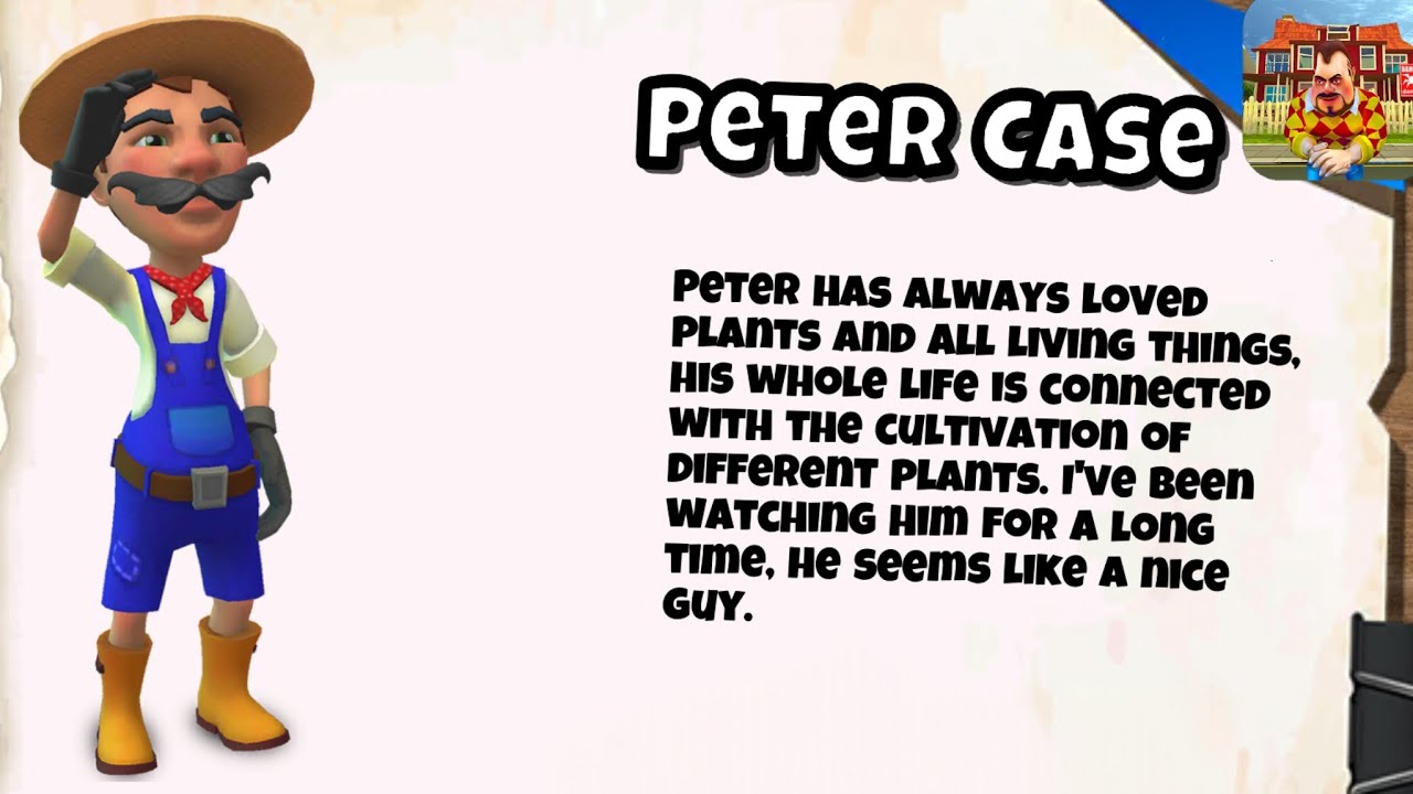 Peter's Quest Case | Dark Riddle: Neighbor's Secret 
