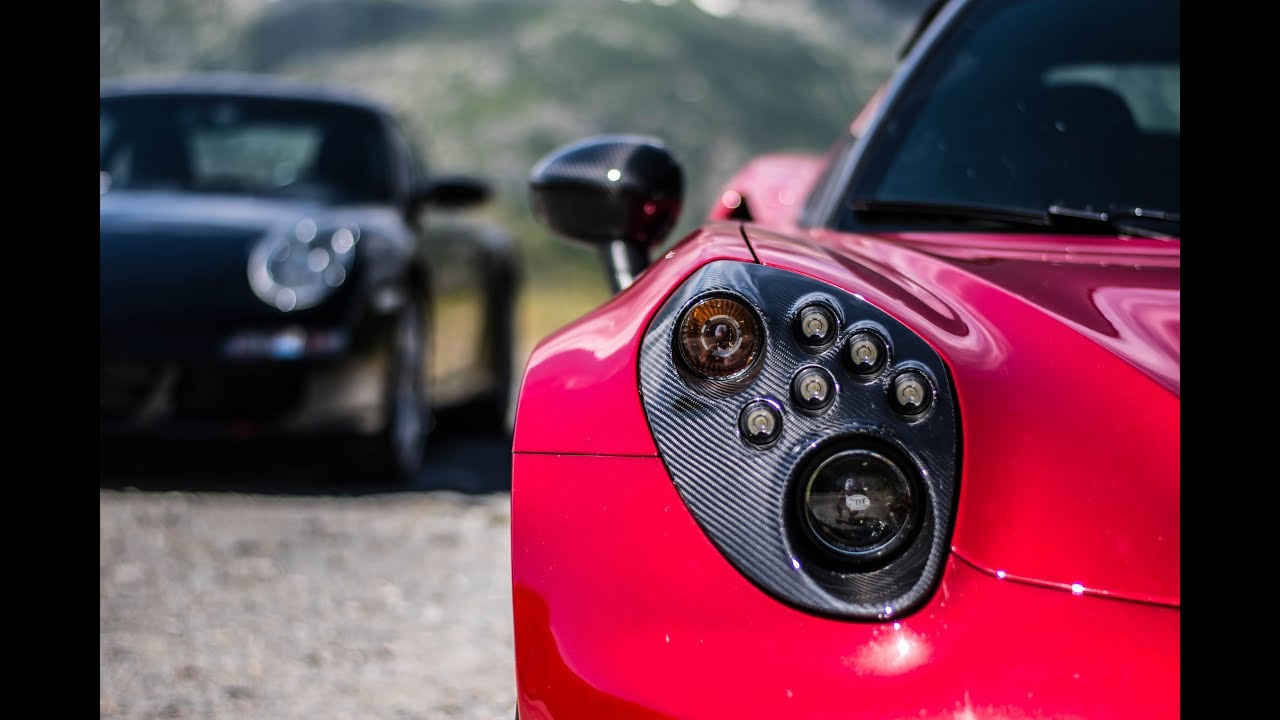 I4KI Moncenisio - Porsche 997 911 vs  Alfa Romeo 4c