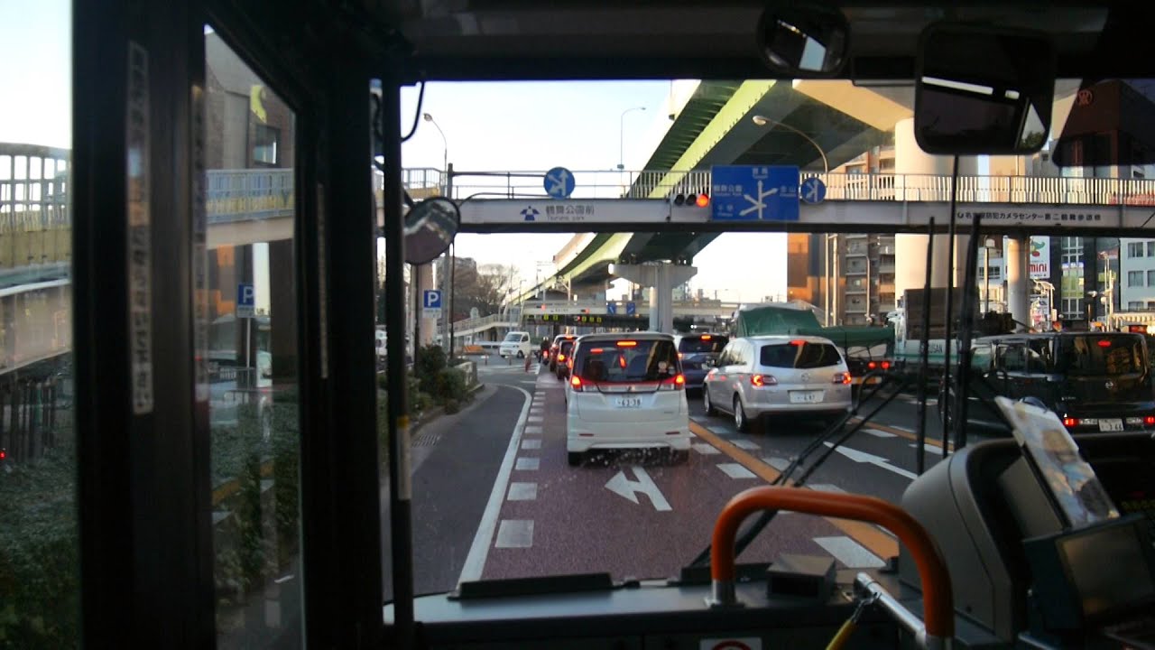 【前面展望】栄バスターミナル～地下鉄堀田～鳴尾車庫【名古屋市交通局バス・基幹１系統】