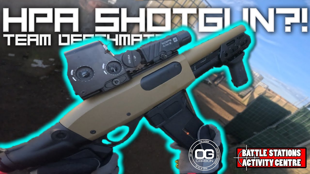 WHAT IS THIS MONSTROSITY!! - HPA Shotgun Gameplay, Battlestations, UK.