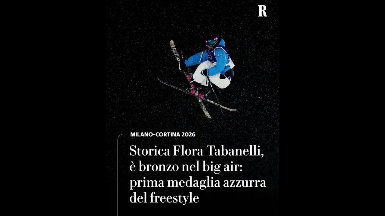 Storica Flora Tabanelli, &egrave; bronzo nel big air: prima medaglia azzurra nel freestyle