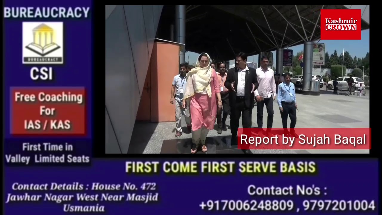 DDC Budgam takes stock of Hajj Arrangements at Srinagar Airport