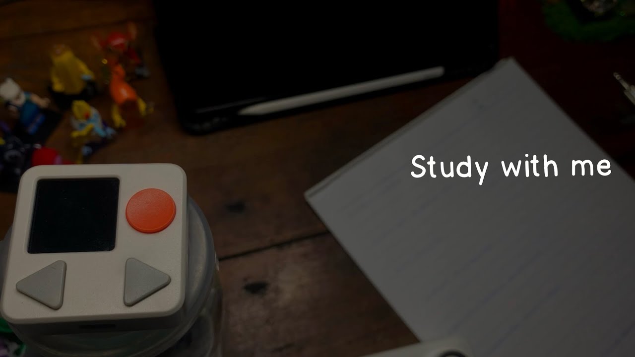 1 HOUR Study with me | white noise (rain sounds) | alarm + timer