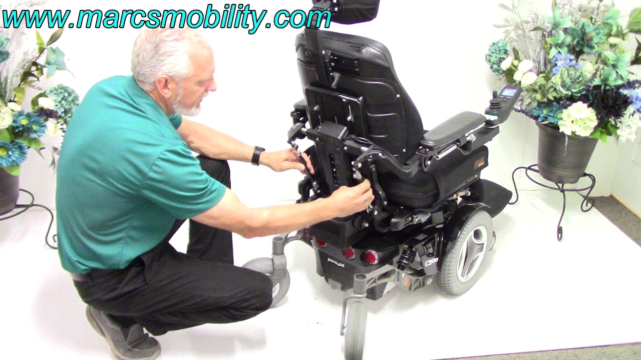 Permobil C300 Powered Wheelchair with Tilt, Recline & Legs #1760