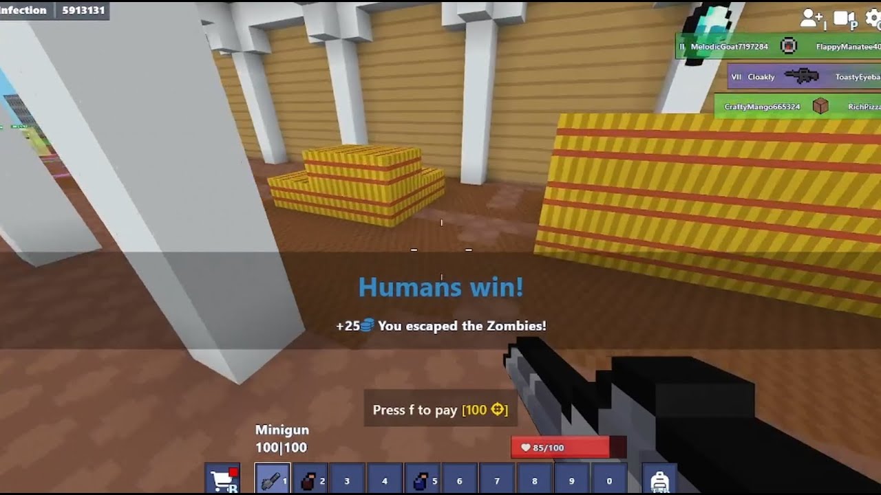 Bloxd.io Infection Gameplay