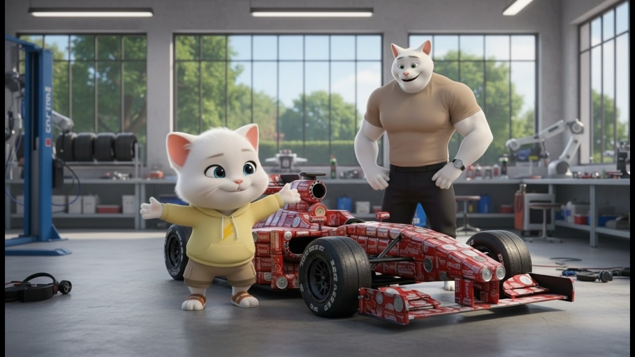 Kitten Gets Teased for His Soda Can F1 Car — Big Brother Cat’s Shocking Ending | AI Cat Story