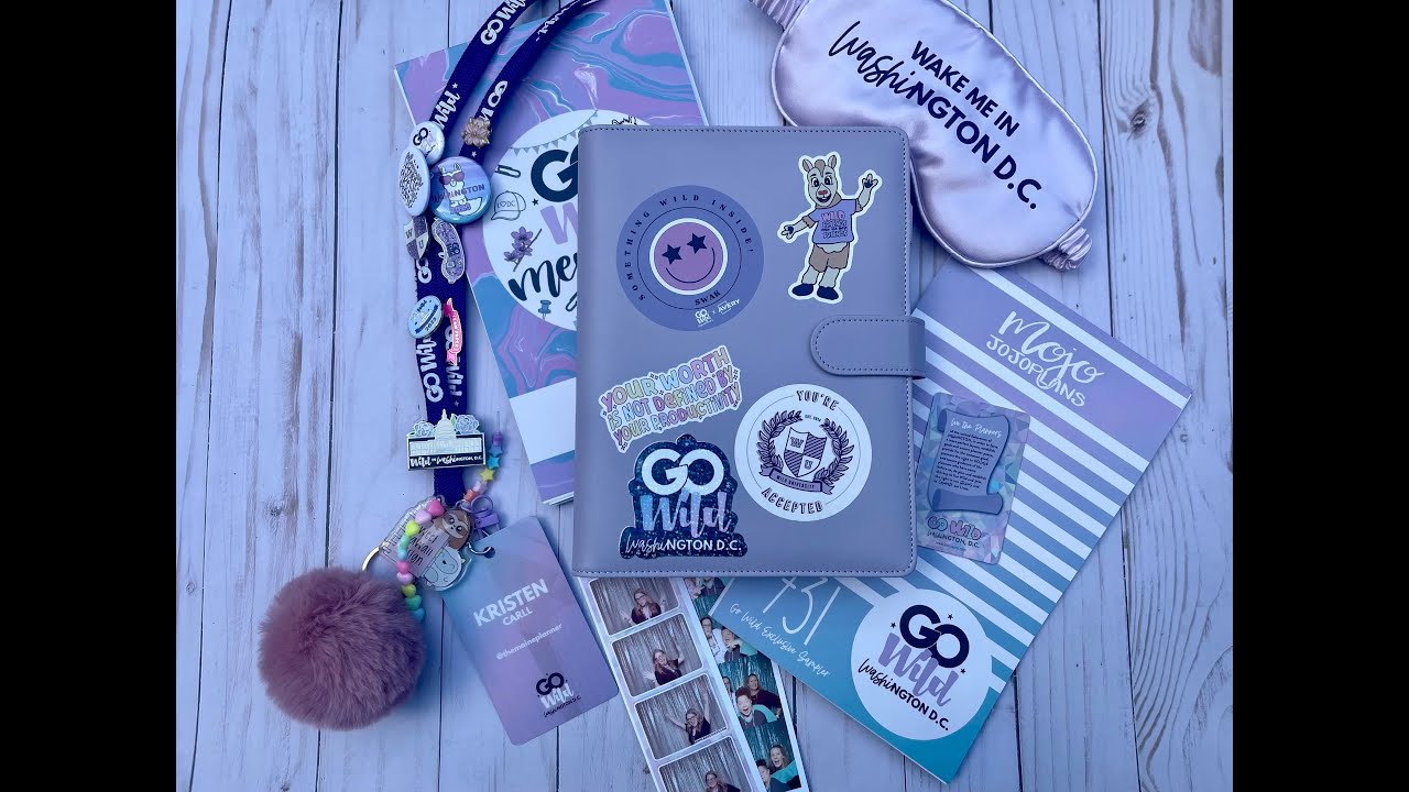 Go Wild DC 2023 Memory Planner - Complete!