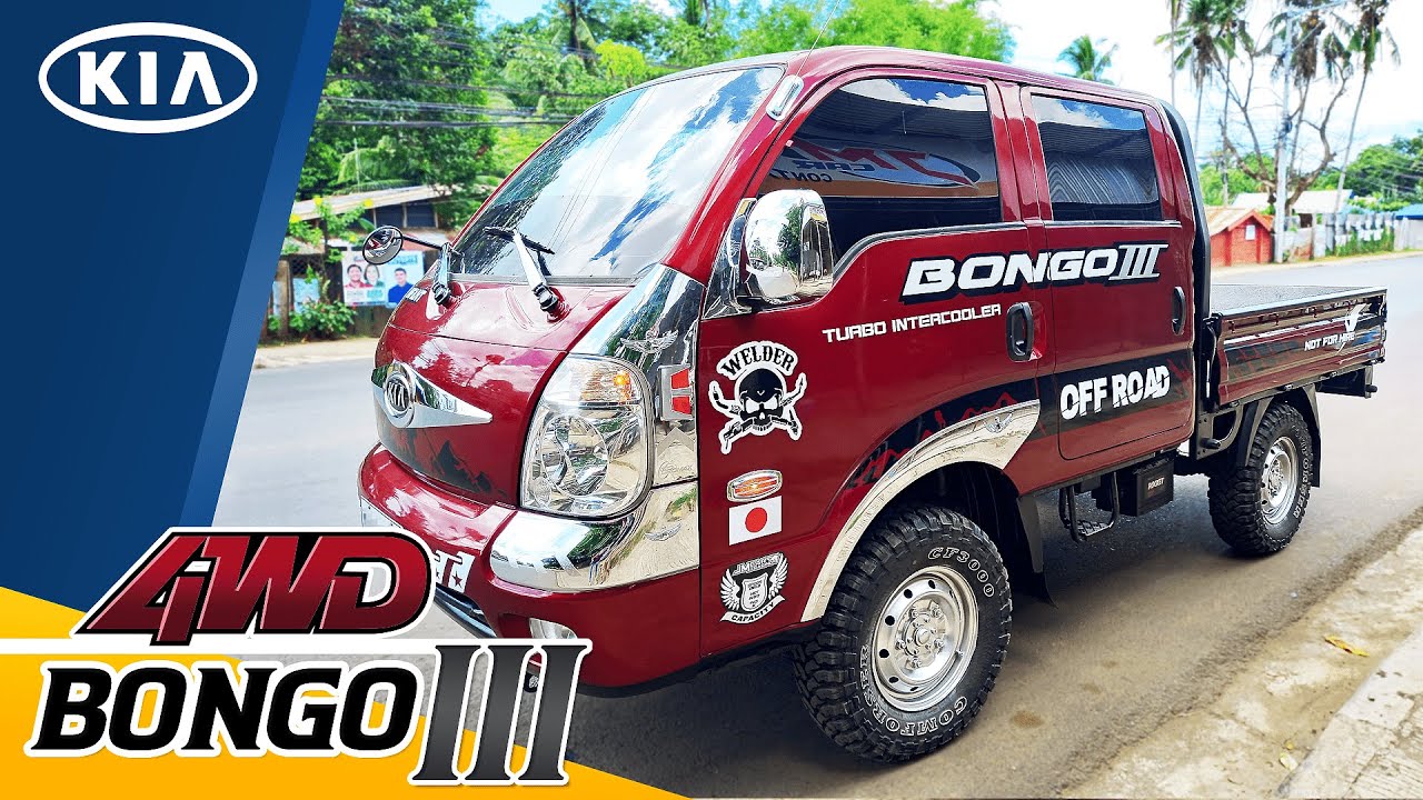 Kia Bongo 3 4x4 with Offroad Tires | Candy Tone Paint
