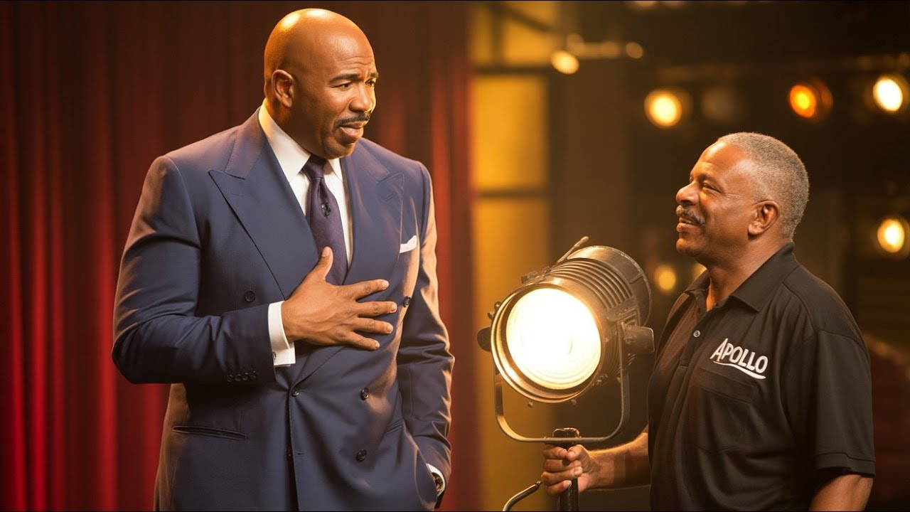 Steve Harvey Discovers His Apollo Theater Mentor Still Working at 90, His Response Stuns Everyone