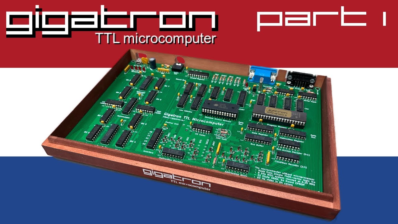 🇳🇱 Gigatron TTL Computer: Part 1 (First Look) [#TCE0547]
