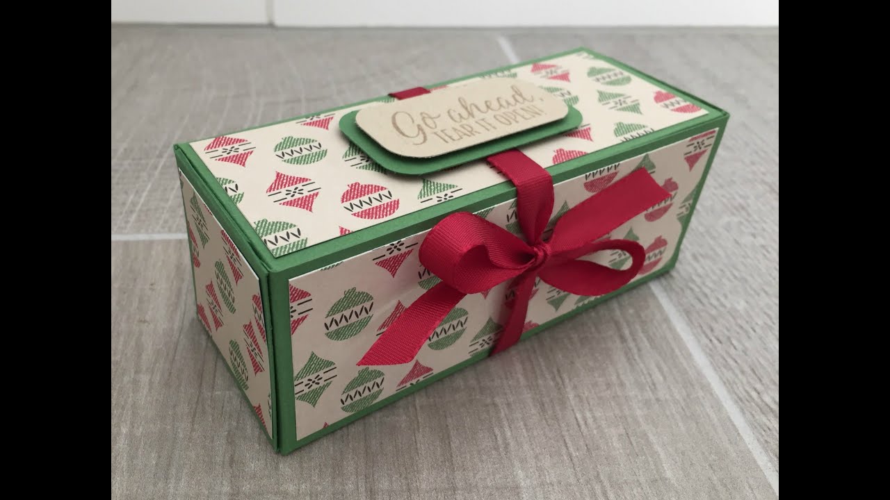 Large Useful Gift Box with Warmth and Cheer by Stampin' Up