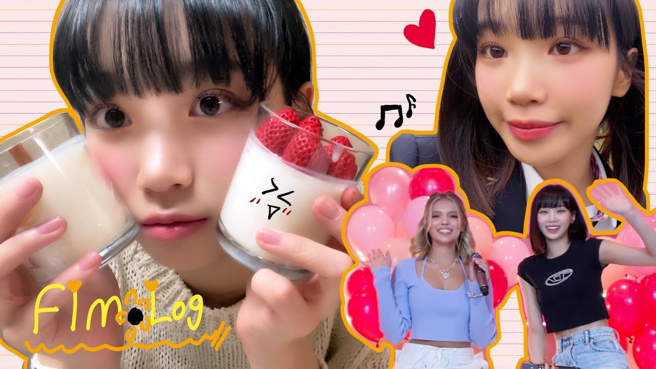[FIM-LOG] 채원 브이로그 #3 l 채채는 열일 중❤️‍🔥 | 스케줄🎤, 캔들 DIY🕯️🍓, 브이로그 자막 작업👩🏻‍💻