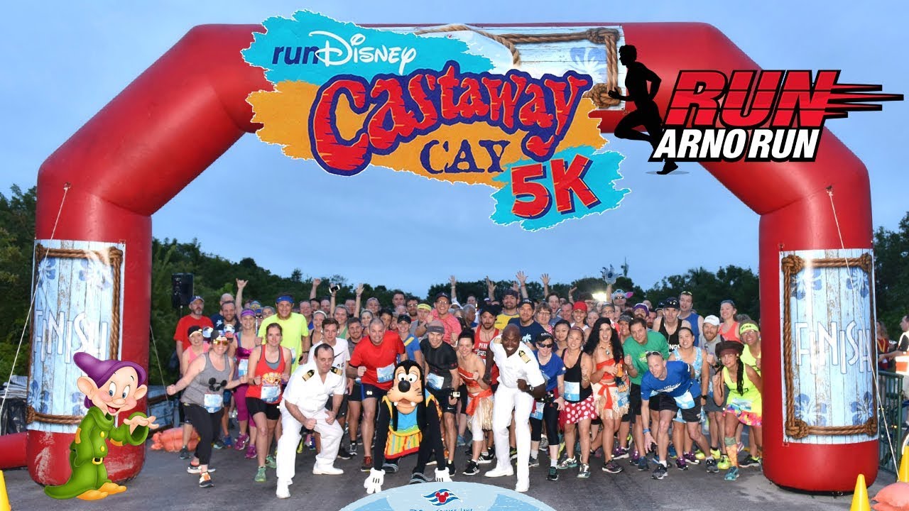 Castaway Cay Challenge 2018 - running the Disney island during Cruise