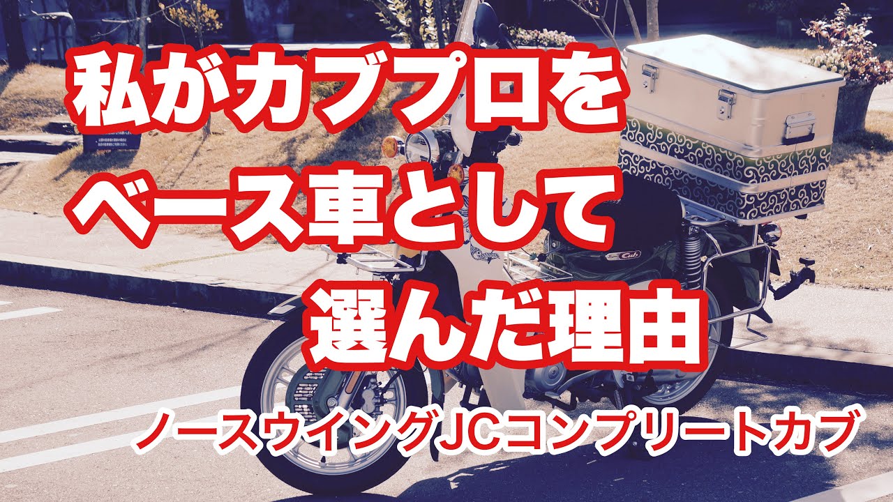 【スーパーカブ110 プロ】私がカブプロを選んだ理由