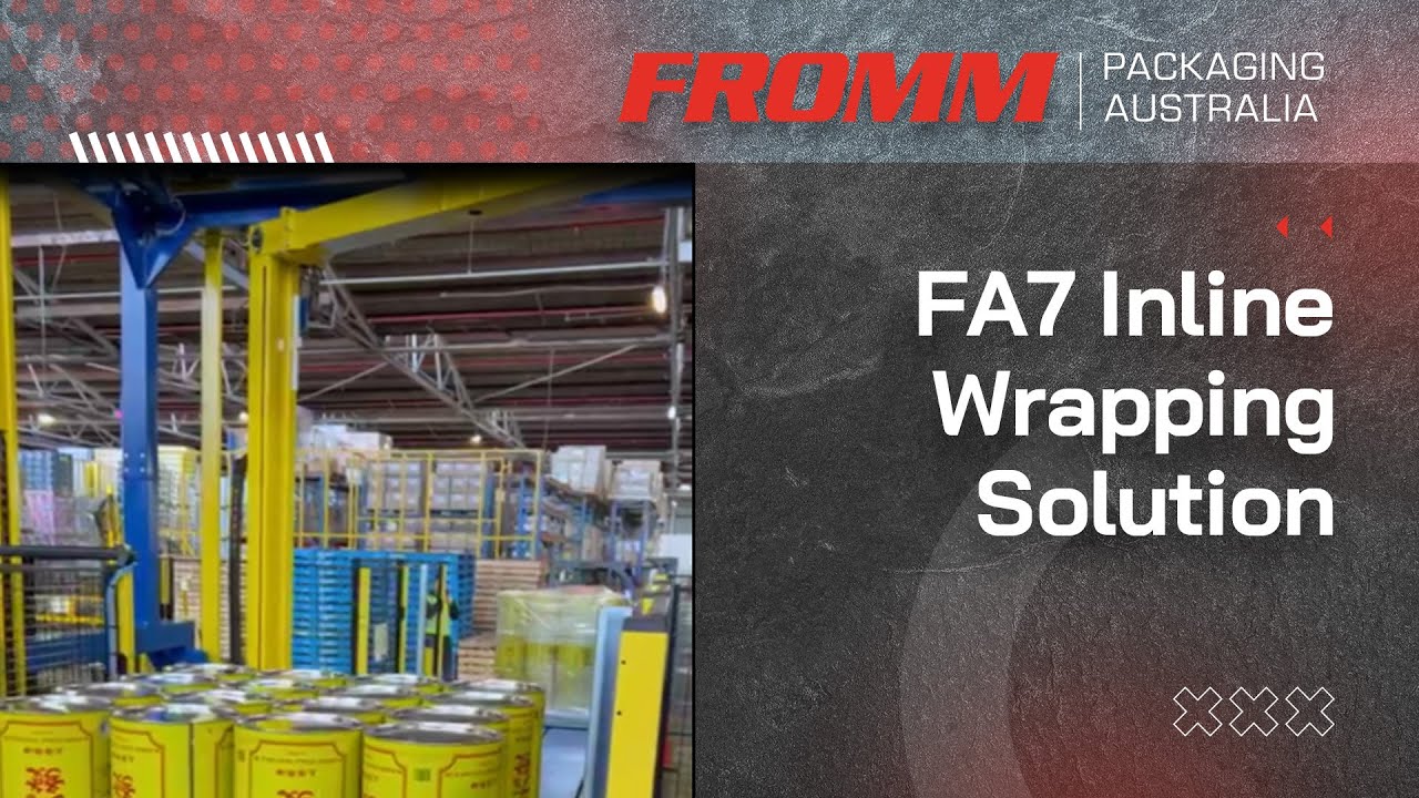 FA7 Inline Machine with Pallet Lifter & Topsheet Dispenser
