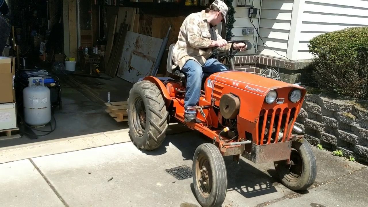 Changing Oil on the Power King and Doing a bit of Yard Work