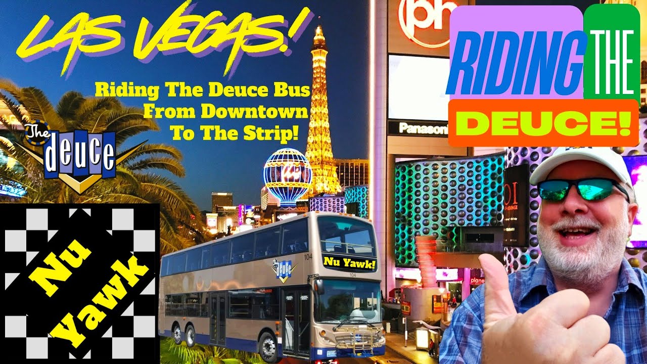 🟡 Las Vegas: Join Me On The Deuce Bus For Some People Watching & More! Downtown To The Strip #NuYawk