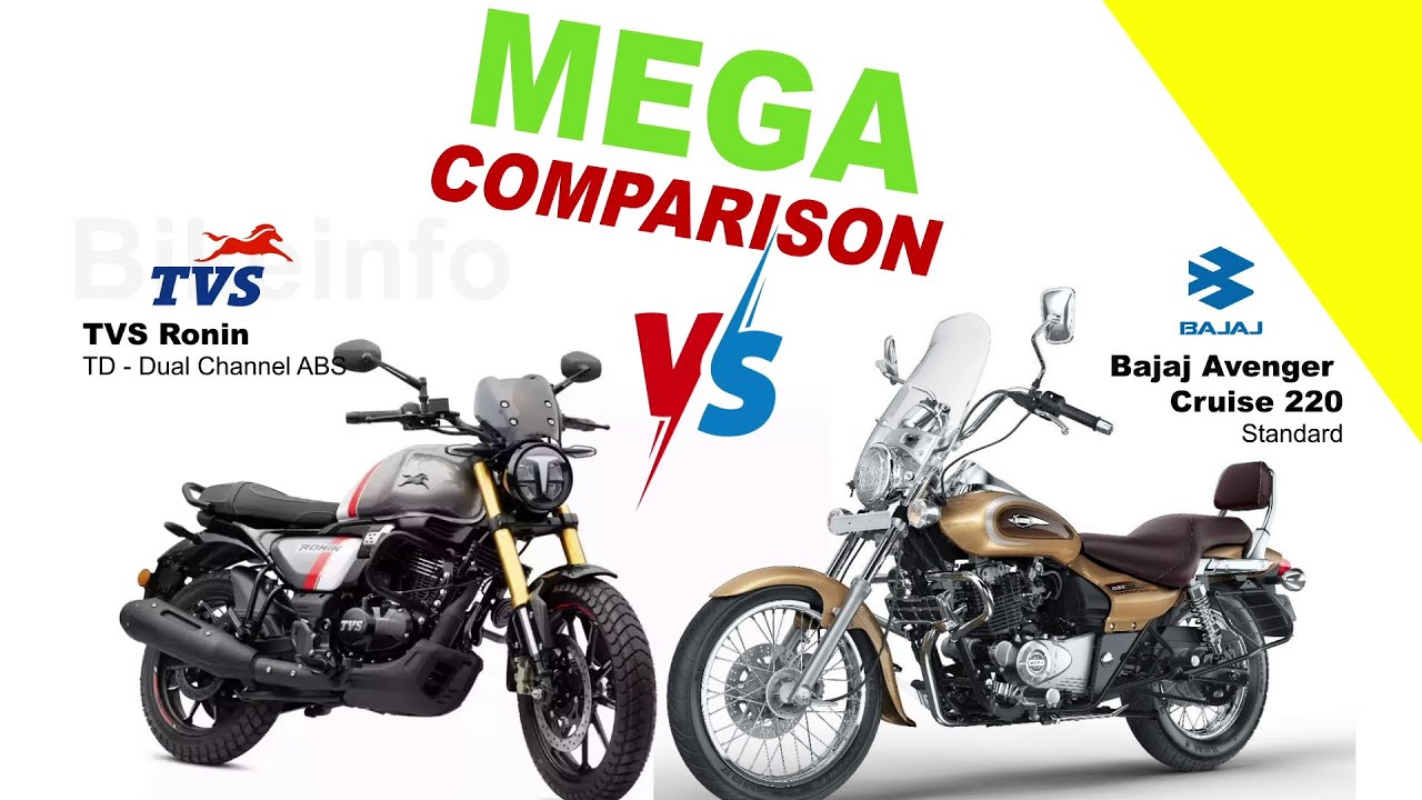 TVS Ronin vs Bajaj Avenger Cruise 220 | MEGA COMPARISON 