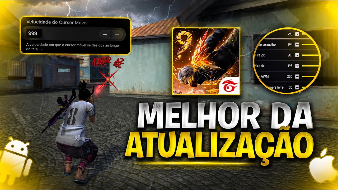 ATUALIZADA 2026!🔥 A MELHOR SENSIBILIDADE para SUBIR CAPA NO IPHONE NA NOVA ATUALIZA&Ccedil;&Atilde;O do FREE FIRE