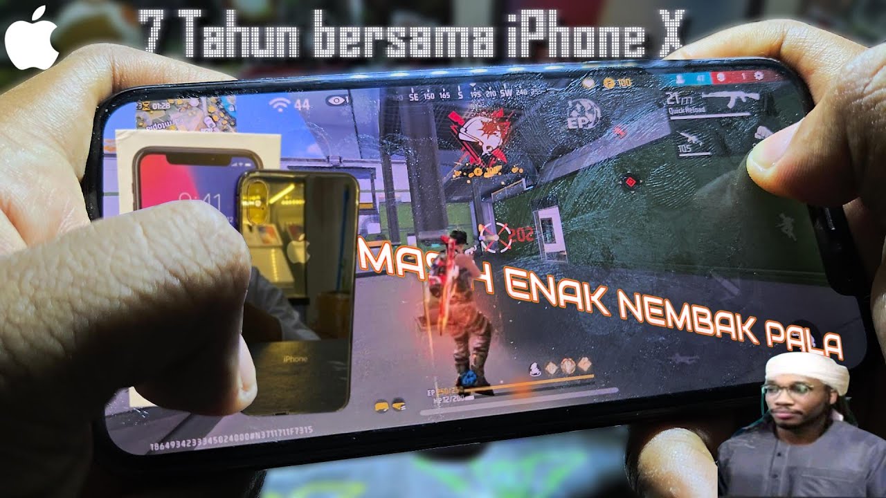 iPhone X update terakhir IOS 16.7.10 Test game Free Fire Max || Handcam || Apple A11 Bionic (10 nm)