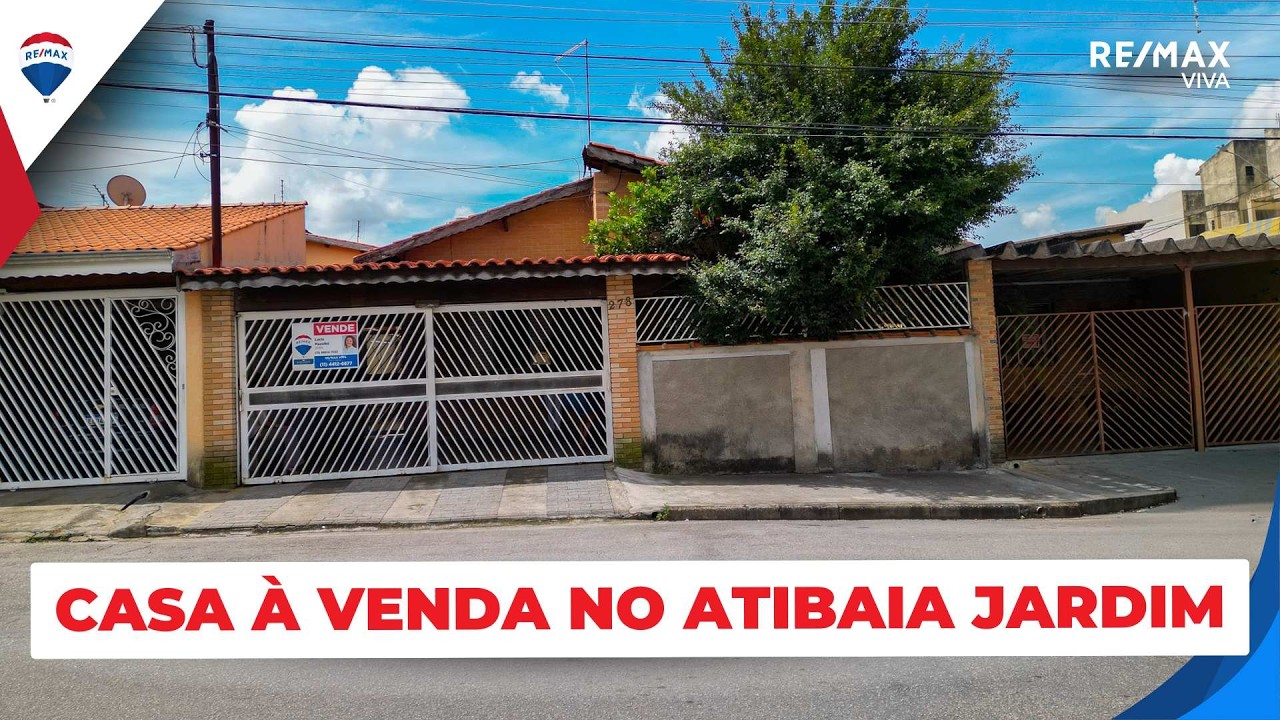 MORE BEM ou invista com segurança nessa casa à venda no bairro Atibaia Jardim - Atibaia/SP